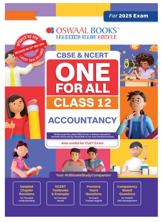 One For All Class 12 Accountancy For CBSE Board Exam 2025